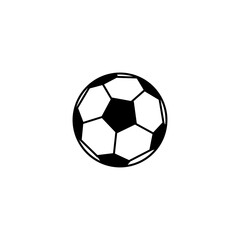 Fototapeta premium Vector illustration of a traditional soccer ball, ideal for sports related projects