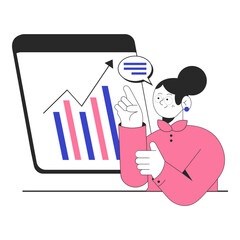 Social Media Marketing Illustration