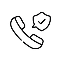 Contact Info Icon vector stock illustration