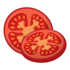 Tomato Slices Illustration
