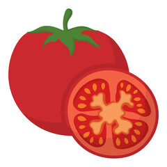 Tomato Slices Illustration