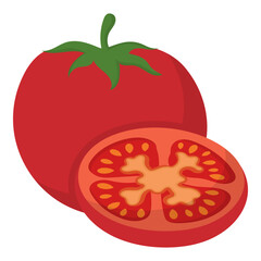 Tomato Slices Illustration