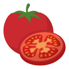 Tomato Slices Illustration