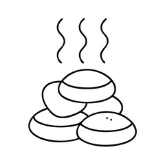 Hot Stones for Spa Treatment Relaxation and Wellness Therapy Massage