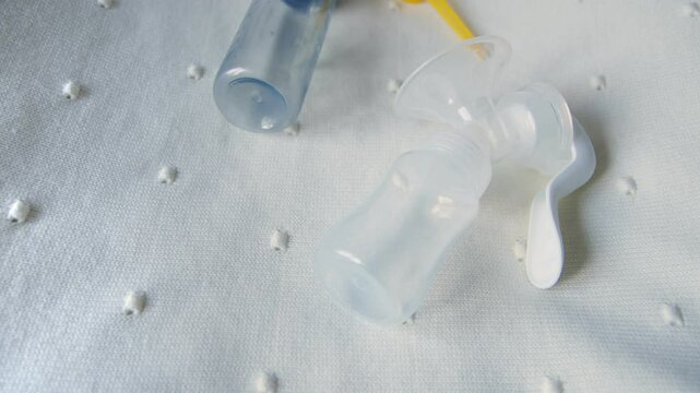 Breast pump and baby bottle