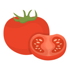 Tomato Slices Illustration