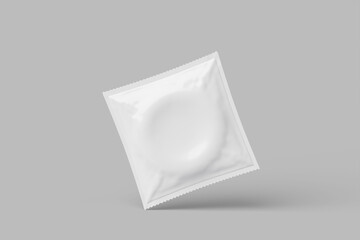 Condom Mockup. 3D Render