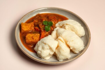 Delicious Plate of Fufu