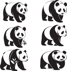 set of panda