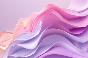Modern Minimal 3D Fluid Art – Pink Blue Gradient Abstract Texture