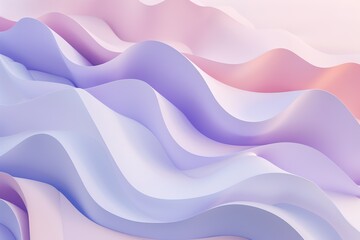Elegant Abstract Flowing Shapes – Pastel Gradient Motion Background
