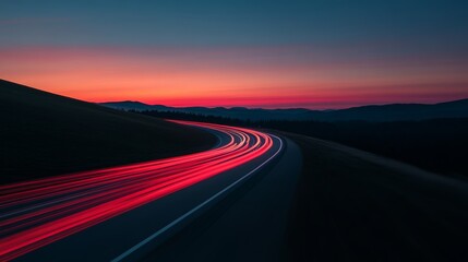 Naklejka premium A high-tech road sign using AI to dynamically redirect traffic to avoid congestion,