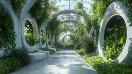 Futuristic Green Architecture