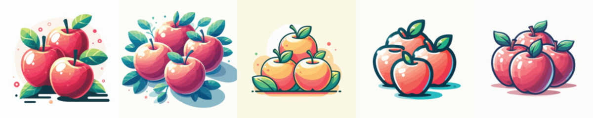 Vector of an apple.