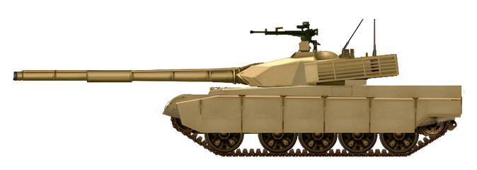 Type-54 MBT (The concept of a new MBT based on the T-54 tank and the hull from the VT-1 tank) © Tikros