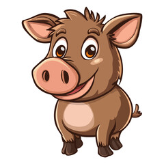 Boar, animal, vector, transparent background