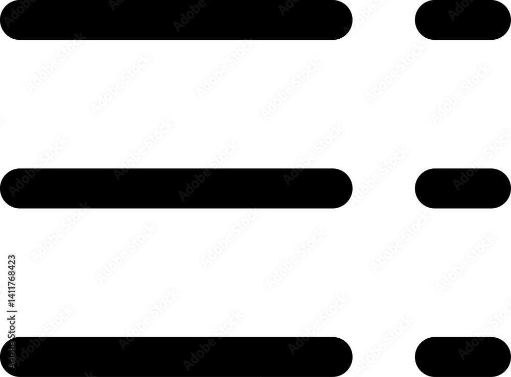 Poster hamburger menu flat icons. ui website design elements. navigation icons for mobile app and user inte