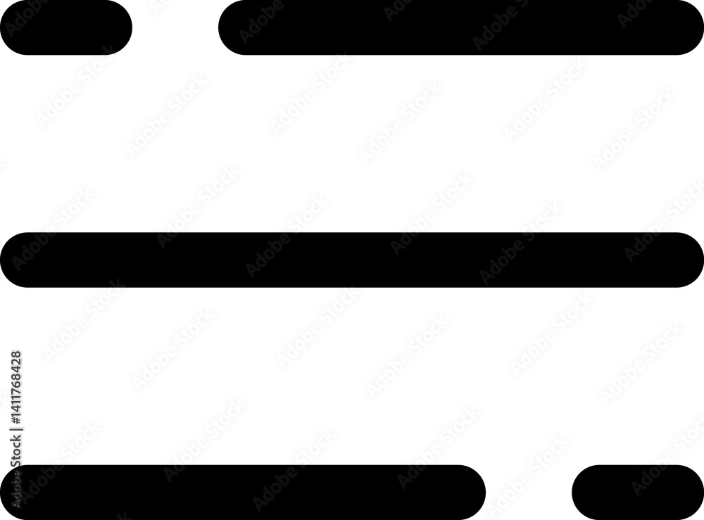 Poster hamburger menu flat icons. ui website design elements. navigation icons for mobile app and user inte