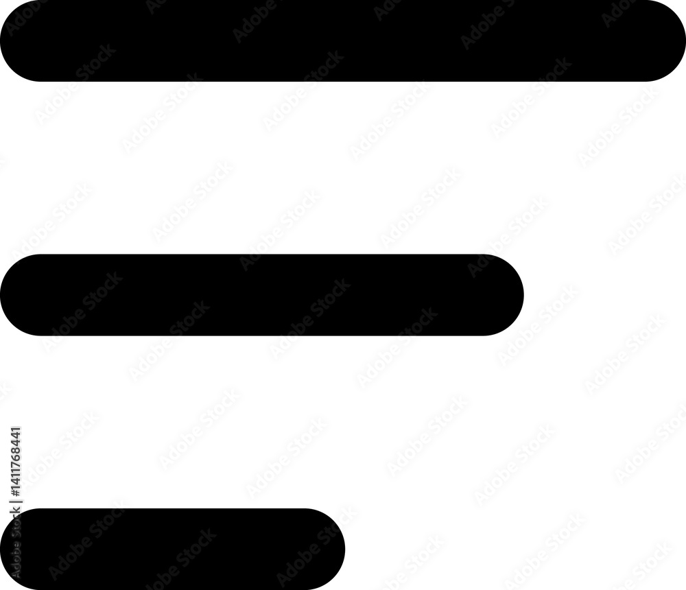 Poster hamburger menu flat icons. ui website design elements. navigation icons for mobile app and user inte