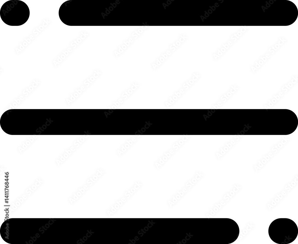 Poster hamburger menu flat icons. ui website design elements. navigation icons for mobile app and user inte