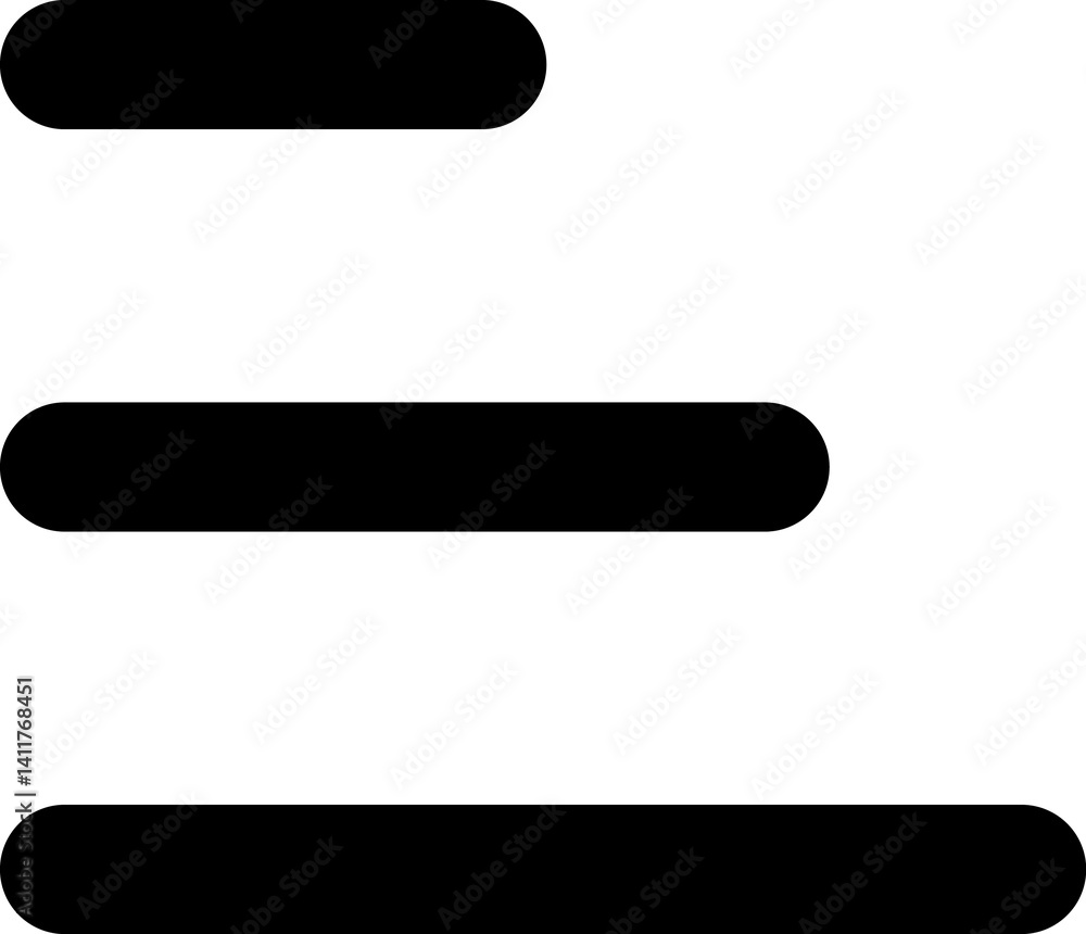 Poster hamburger menu flat icons. ui website design elements. navigation icons for mobile app and user inte