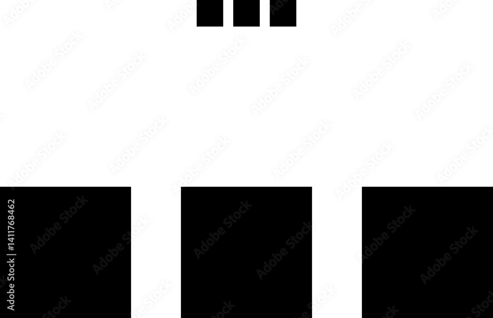 Poster hamburger menu flat icons. ui website design elements. navigation icons for mobile app and user inte