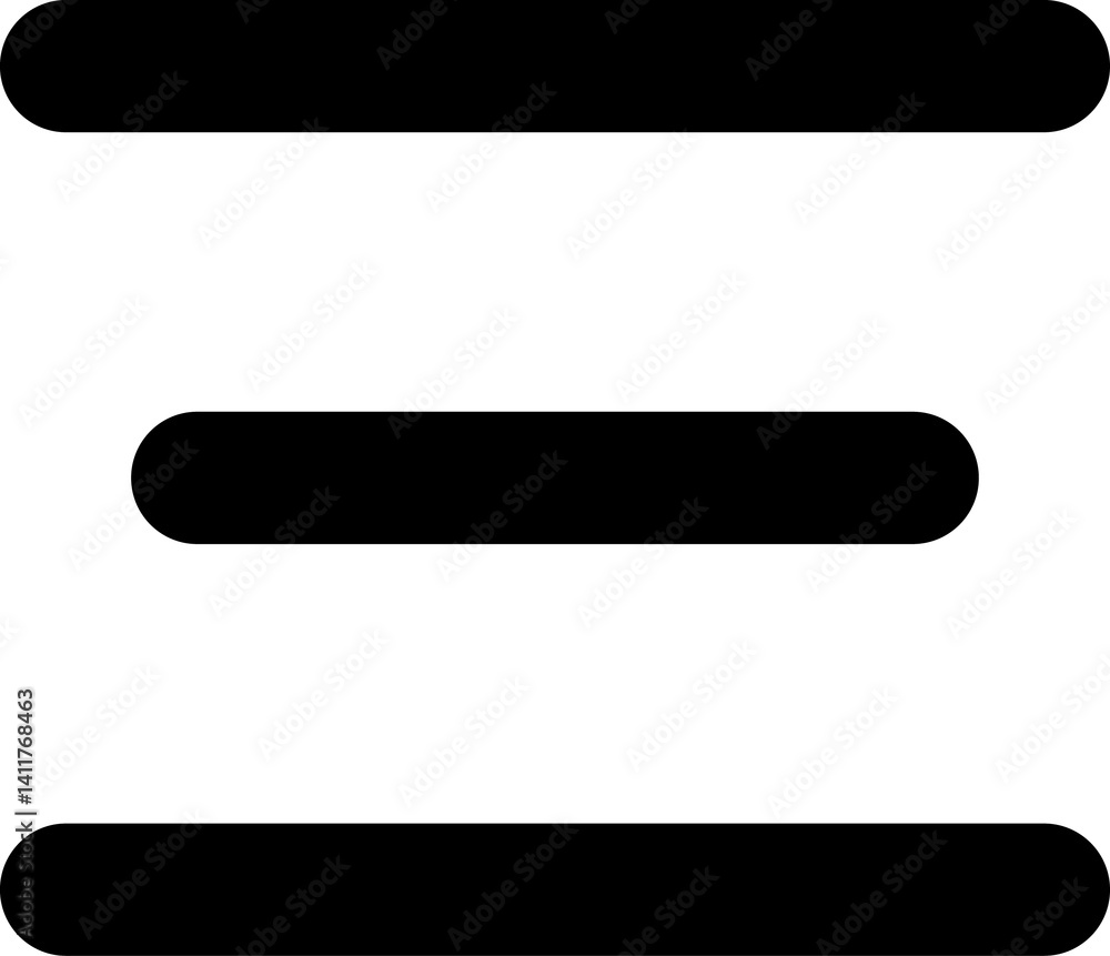 Poster hamburger menu flat icons. ui website design elements. navigation icons for mobile app and user inte