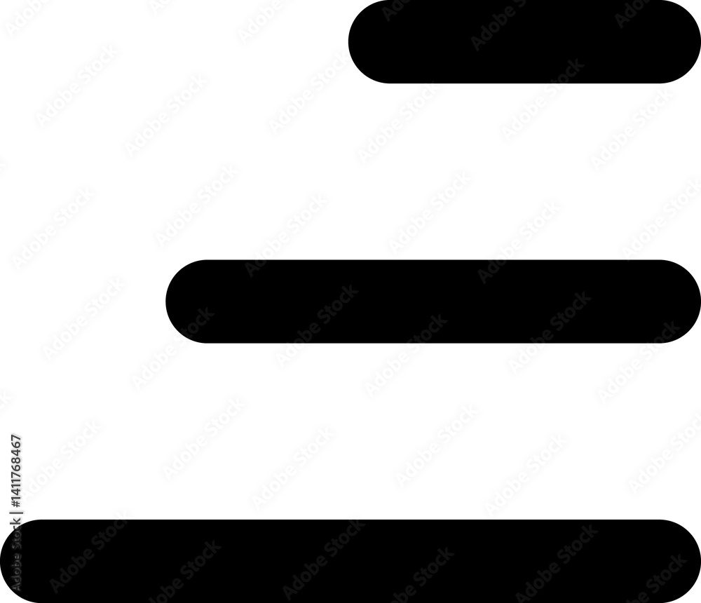 Poster hamburger menu flat icons. ui website design elements. navigation icons for mobile app and user inte
