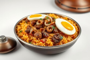 Somali Biryani in Traditional Pot