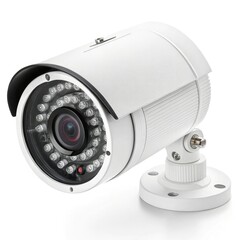 security camera isolated on white background
