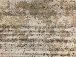 Grunge Concrete Surface with Horizontal Grooves Abstract Texture