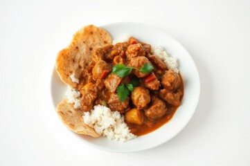 Fototapeta premium Vibrant Ethiopian Doro Wat Dish