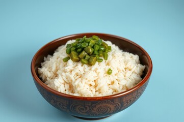 Delicious Ofada Rice with Ayamase Sauce
