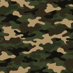 Seamless traditional fabric pattern with intricate timeless designs.