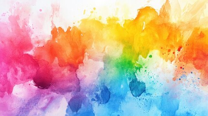 Obraz premium Colorful Abstract Background. Watercolor Paint Splashes for Creative Design