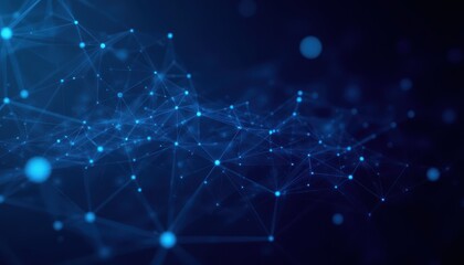 Abstract background molecules technology with polygonal shapes connecting dots and lines connection structure big data visualizati