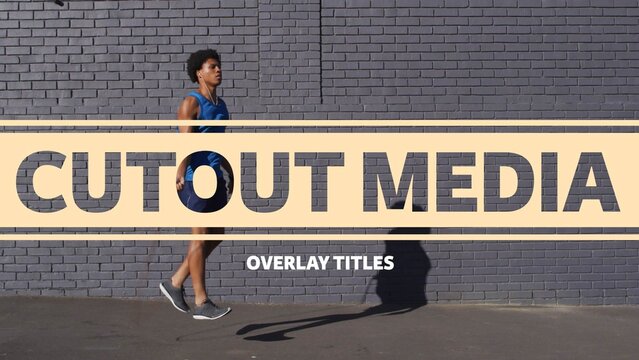 Cutout Media Overlay Titles