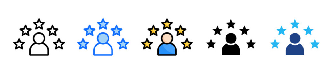 Expertise Icon Set Multiple Style Collection