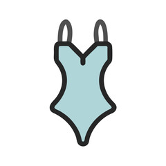 Obraz premium Swimsuit Icon Representing Beachwear and Summer Swim Apparel