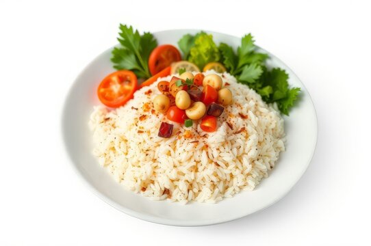 Elegant Kouskous Plate Arrangement