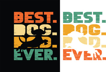 Best Dachshund Dad Ever,Fathers day design.Vintage Dachshund dad lover.