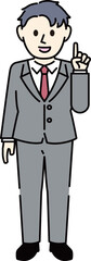 スーツの男性