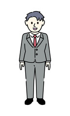 スーツの男性