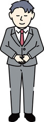 スーツの男性
