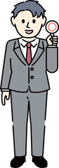 スーツの男性