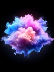 Colorful Abstract Cloud Explosion