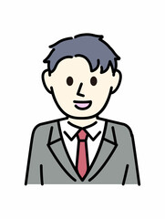 スーツの男性