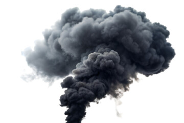 smoke on a transparent background