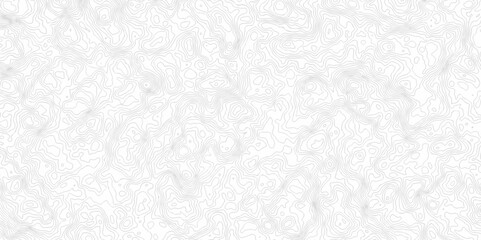 Black and white lines seamless Topographic map patterns, topography line map. Vintage outdoors style. The stylized height of the topographic map contour in lines and contours isolated on transparent.