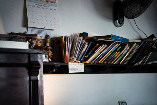 Una balda con libros